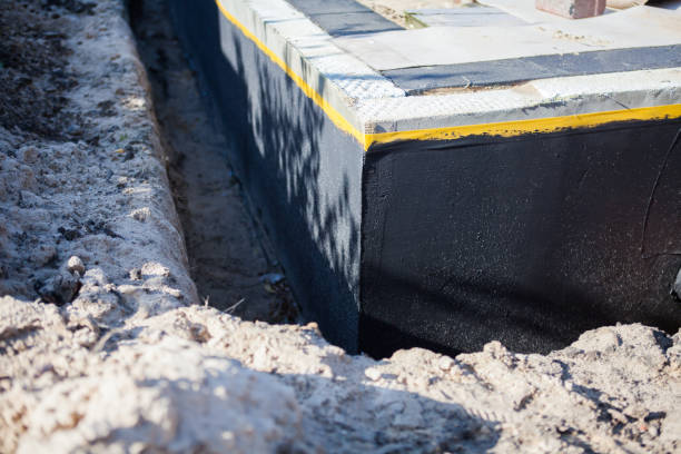 Professional Crawl Space Encapsulation technician working in Delevan, NY